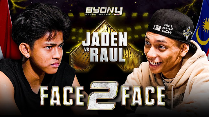 "GUE BIKIN LU KAYA ORANG BEG* DI ATAS RING NANTI!" - JADEN VS RAUL FACE 2 FACE 🇮🇩🇲🇾
