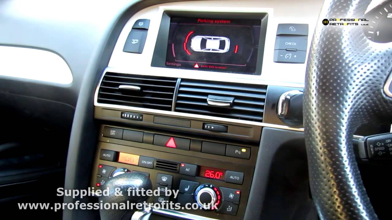 Audi A6 Front OPS retrofit- Audi Parking Sytem Plus - YouTube b8 audi a4 fuse box 