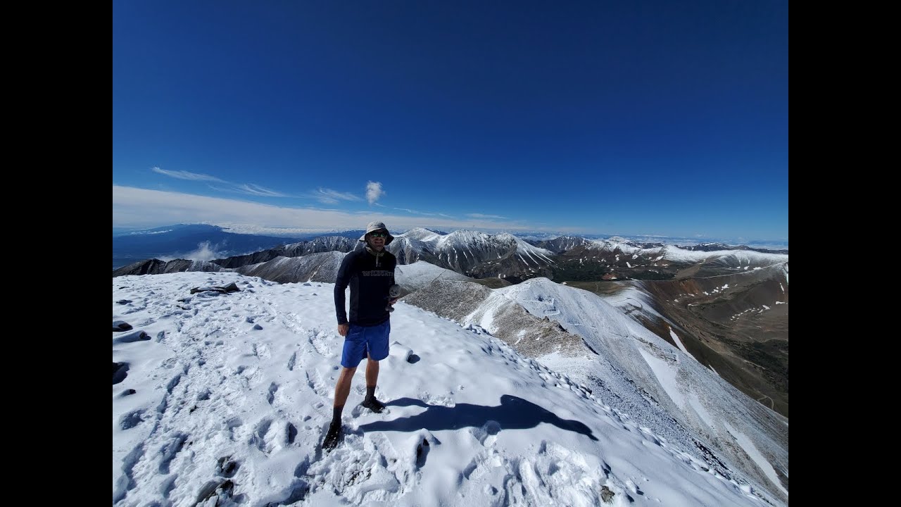 Mt Antero (CO 14er) hike -- with fresh snow!