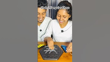 Our Chain Triangular Chess Match Went Crazy Fast! #chaintrianglechess #boardgames #couple #fun #fyp