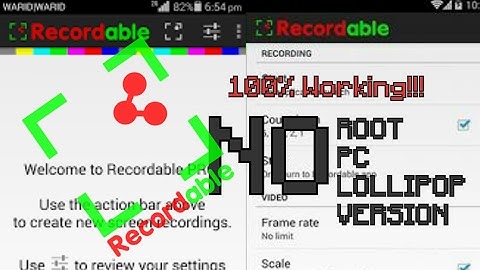 KITKAT screen recorder NO ROOT/NO PC required