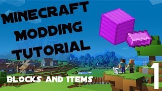 minecraft modded block mc creator tutorial