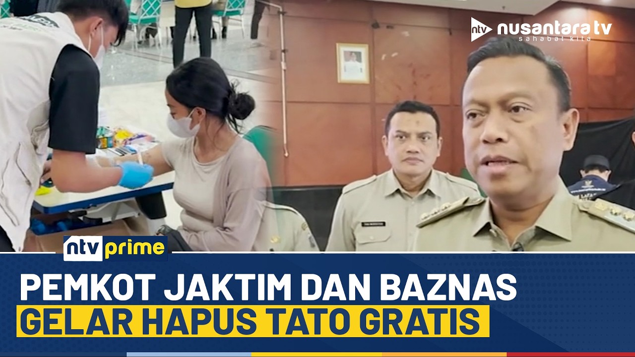 Ratusan Warga Antre Hapus Tato Gratis di Kantor Wali Kota Jaktim | NTV PRIME
