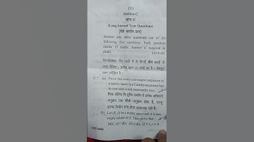 ccsu ll 6th sem Maths ll metric space ll complex analysis ll previous year ll question ll college ll