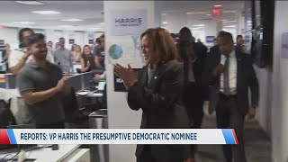 2024 Election Latest Vp Harris Is The Presumptive Democratic Nominee