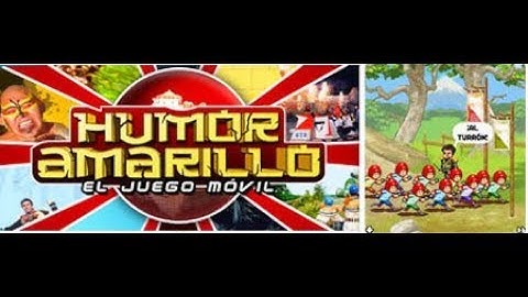 "Humor Amarillo: The Mobile Game" - Gameloft 2008 year (Java Game)