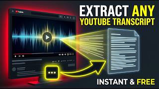 How to Get Transcript for a YouTube Video in 30 Seconds