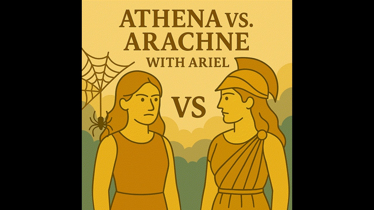 Athena vs. Arachne: The Weaving War of Pride and Power
