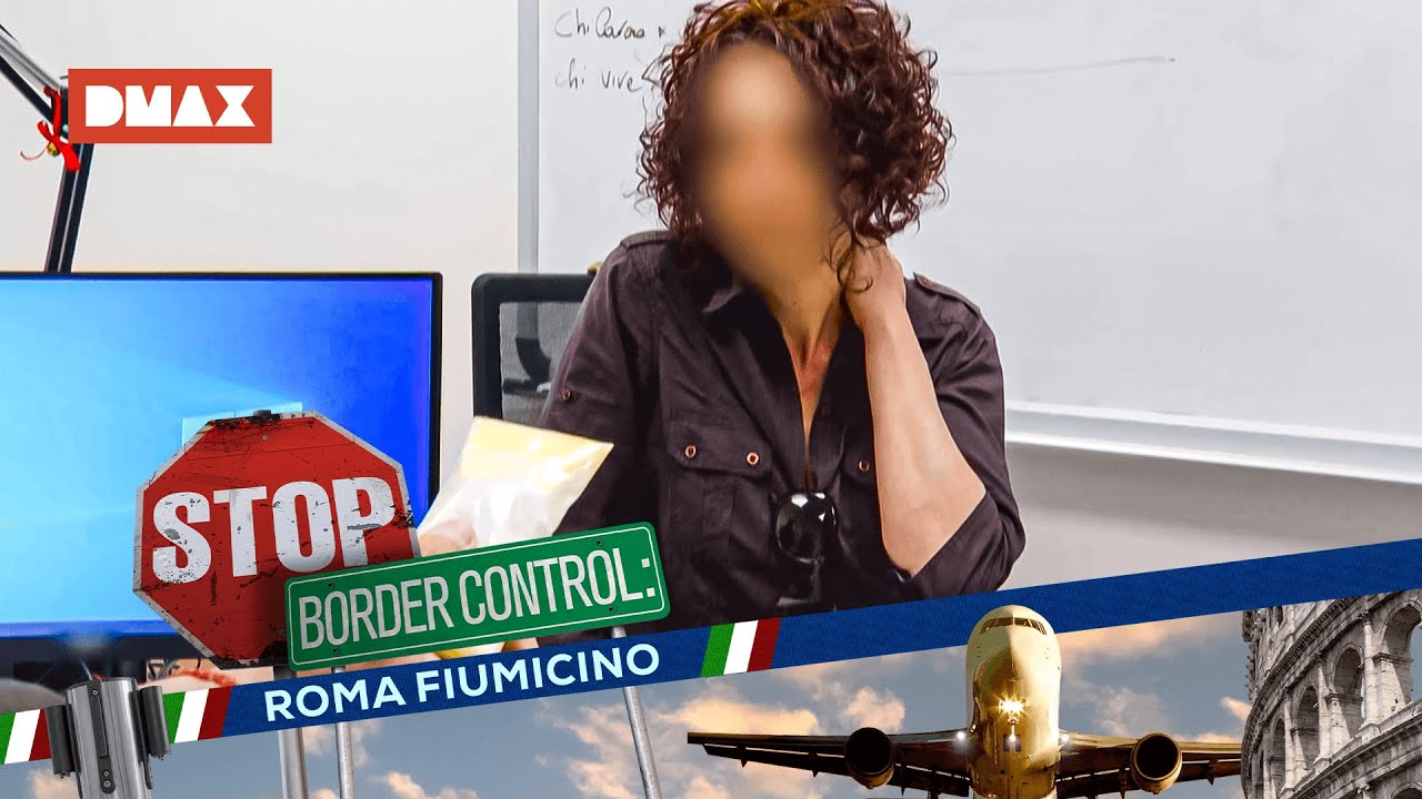 Una cintura un po' troppo spessa contiene una polvere sospetta | Border Control Roma Fiumicino