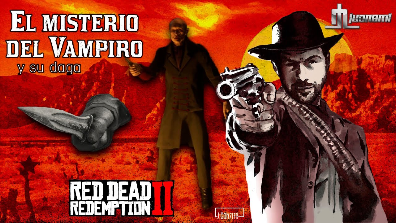 Red Dead Redemption 2 Todas las pistas del Vampiro + Daga con adornos