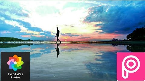 Best Water reflection photo  editing tutorial.. by picsart and toolwiz photo editor..