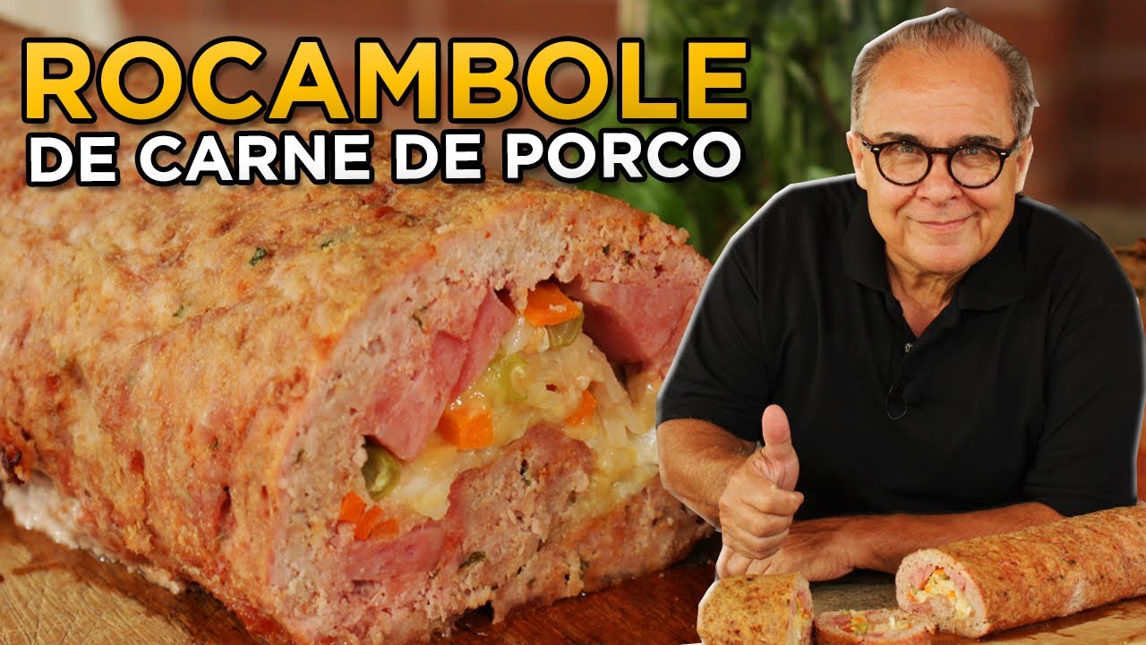 Rocambole de Carne de Porco do Chef Taico