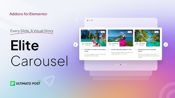 How to Use Elite Carousel Widget by Ultimate Post Kit in Elementor | BdThemes Tutorial