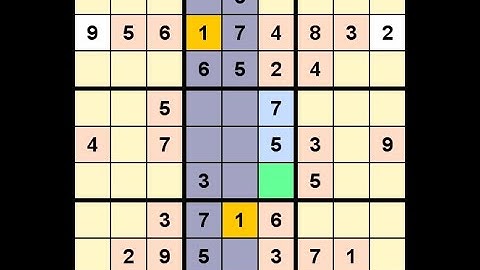 How to Solve Washington Times Sudoku Difficult June 9, 2021