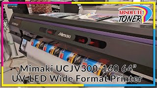 Mimaki UCJV300-160 64-Inch UV-LED Wide Format Production Inkjet Printer and Cutter