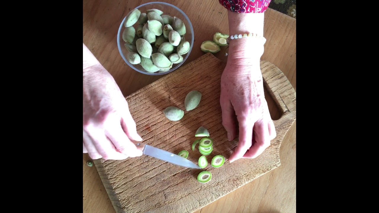Green Almonds for Earth Day