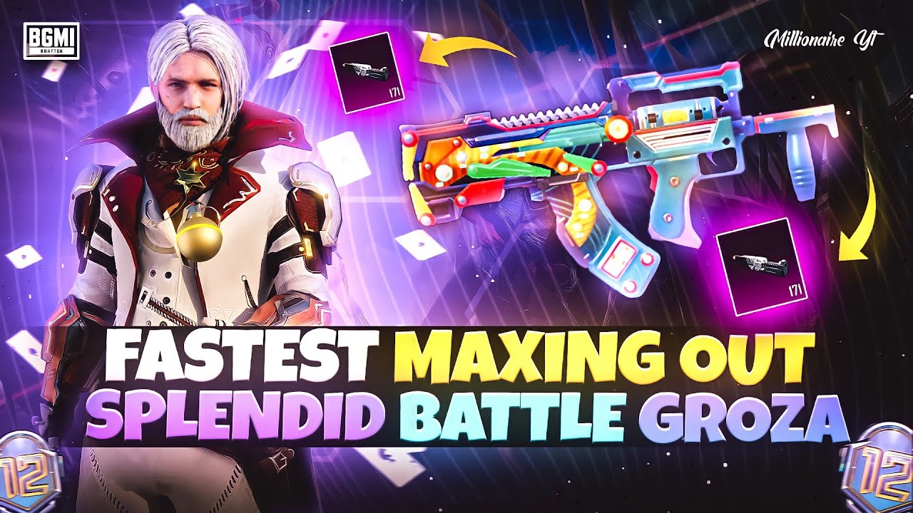 New Groza Crate Opening | New Splendid Battle Groza Crate Opening | New Splendid Groza Skin |