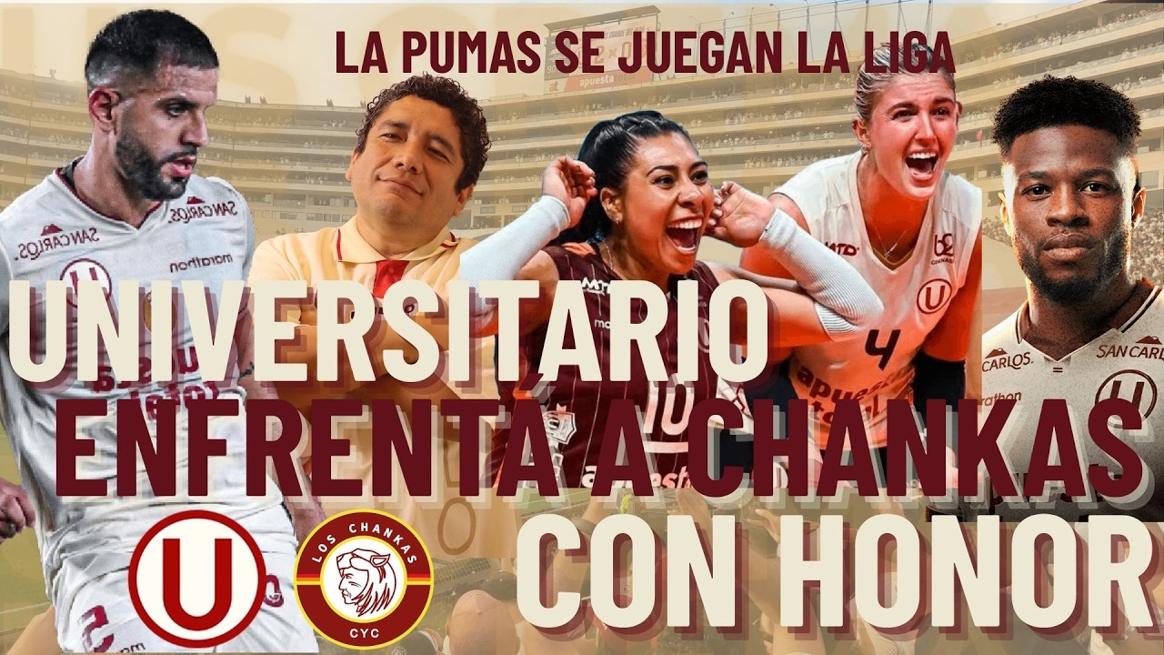 UNIVERSITARIO SE PREPARA PARA ENFRENTAR A CHANKAS I LAS PUMAS SE JUEGAN HOY LA VIDA EN LA LIGA