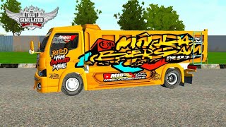 RILIS MOD BUSSID TERBARU TRUK CANTER DUMP TRENDING TOPIC JURAGAN EMAS BY BIMO SANTAI screenshot 4