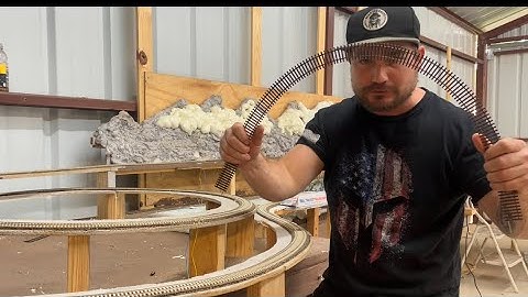 Train layout: let’s lay flex track the convenient and Easy way( inner main)