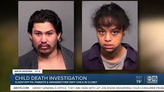 Boy dies after Flagstaff police say he was left in a closet