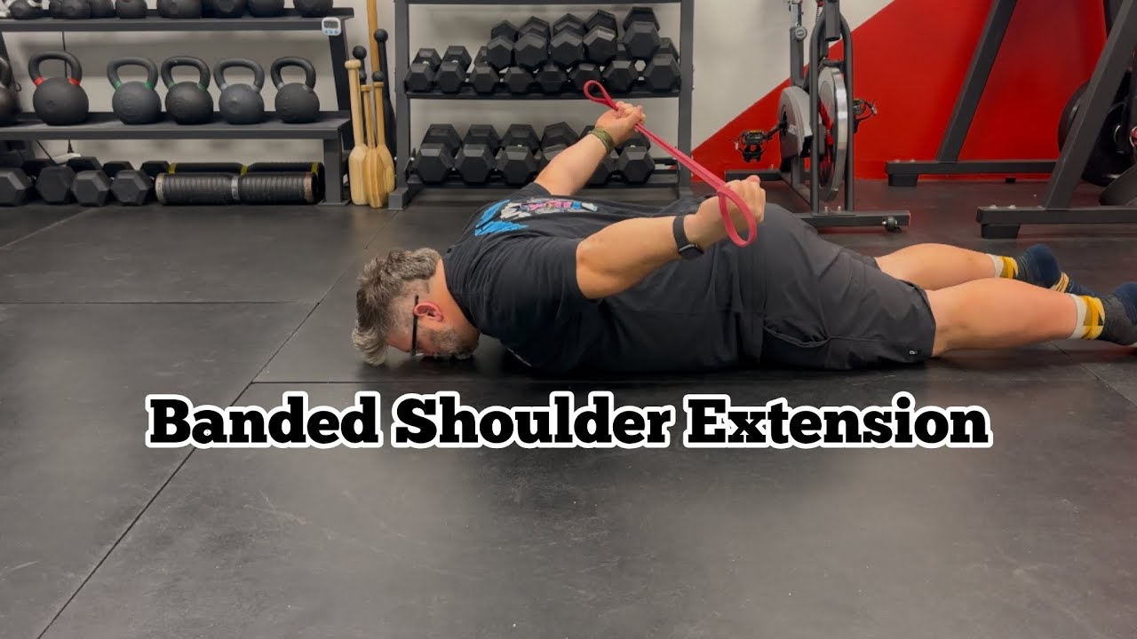 Banded Shoulder Extension - YouTube