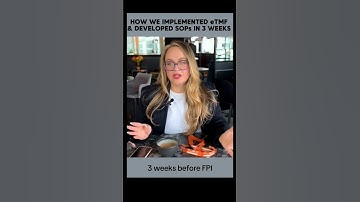 How Flex Databases Implemented eTMF for iRenix within 3 weeks and provided SOPs.