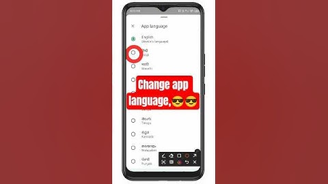 How to Change App Language in 1 Minute | Android Tips 🔥#shorts