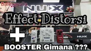 RasaNya Effect Brownie Distortion   Booster Nux Masamune VS Lacerate  🥶 | Hawila