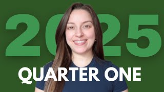 Quarter 1 2025 Finance Update | BUSINESS INCOME, INVESTMENTS, SINKING FUNDS, NET WORTH, GOALS