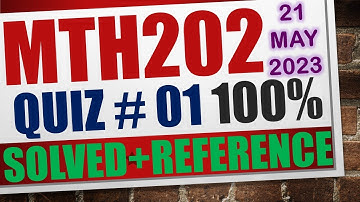 mth202 quiz 1 2023|mth202 quiz 1 solution 2023|mth202 quiz 1 spring 2023|mth202 quiz 1|#mth202 #quiz