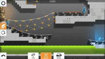 Bridge Constructor Portal Level 16 Walkthrough