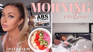 I Tried An INSTAGRAM PERFECT Morning Routine... it was hard work | Breakfast, GRWM & More!