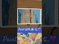 Paint With Me - Another Sunset 💜🌊(a full length video is available on my page😊)#gouachepainting