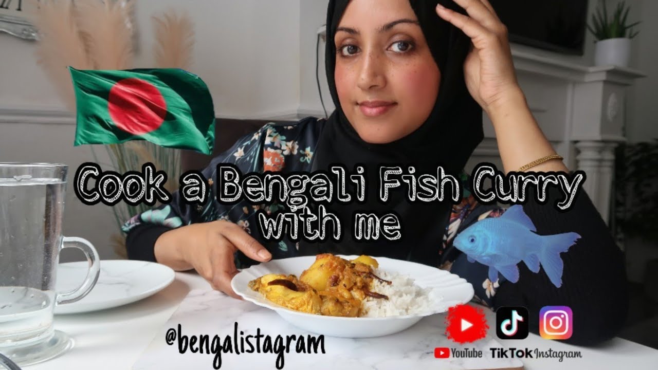 Vlog 6 | Cooking Bengali Fish Curry | Bangladeshi Mirga Maas | Mukbang | Bengalistagram #dailyvlog