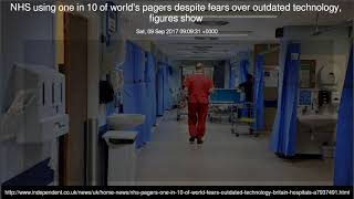 NHS using one in 10 of world's pagers despite fears over outdated technology, figures show NHS using one in 10 of world's pagers despite fears over outdated technology, figures show