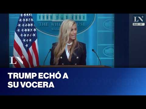 Trump echó a su vocera tras la polémica por su título universitario: Katie Zacharia duró solo 5 días