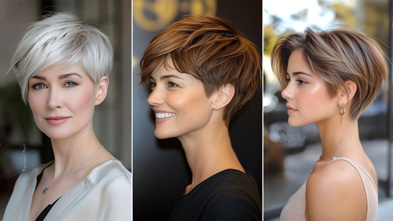 Best Short Haircuts For Women #haircut #hairstyle ✂️low maintenance Short Haircuts Feminine Pixie