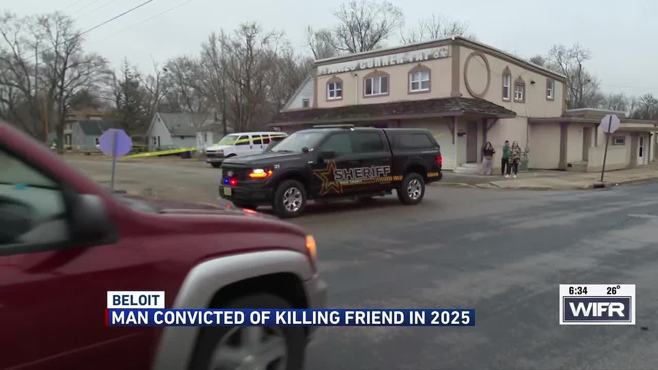 Beloit man convicted of fatally shooting friend in 2025 - YouTube
