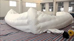How to inflate air cold Inflatable Tent 