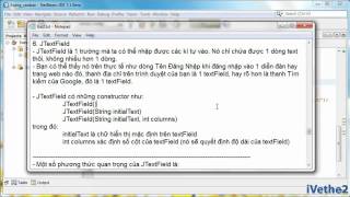 [Bài 2] Java Swing căn bản - JPanel và những thành phần khác (NetBeans 7.1)