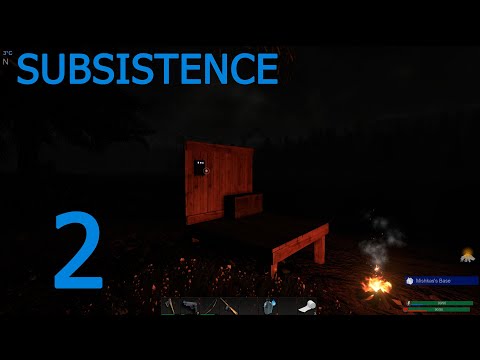 Alone in the Woods: Started Building a House, But What to Do with the Bear (Subsistence Walkthrou...