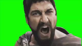 This Is Sparta Kick Meme (Green Screen)