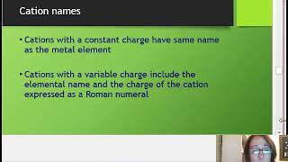 CHM 151 SP18 123 Naming Ionic Compounds and Ion Name Review