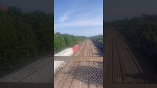 DB Cargo Br 185 passerar bron mellan Stuvsta och Huddinge från Lübeck till Rosersberg 🇩🇪🚂