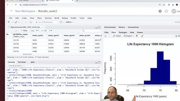R Studio - Video 8 - Data Visualization w/Scatterplots &  Label Graphs/Charts in R and add color