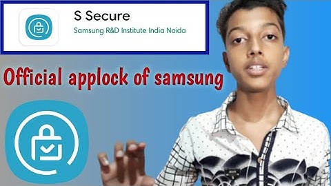 Samsung official applock | Samsung original applock | S secure | Best applock for Samsung | Uj Tech