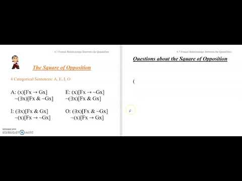 4.7d Quantificational Symbolization 7: Relationships between the Quantifiers