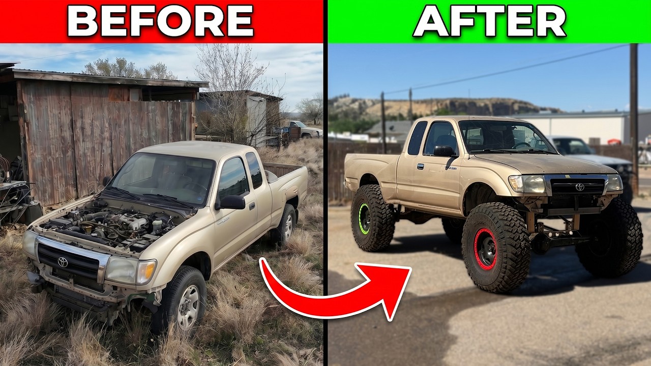 We Turned An Abandoned Tacoma Into A Rock Crawler