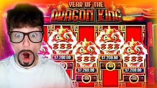 HUGE PROFITS IN YEAR OF THE DRAGON KING SLOT (BONUS BUY) screenshot 4